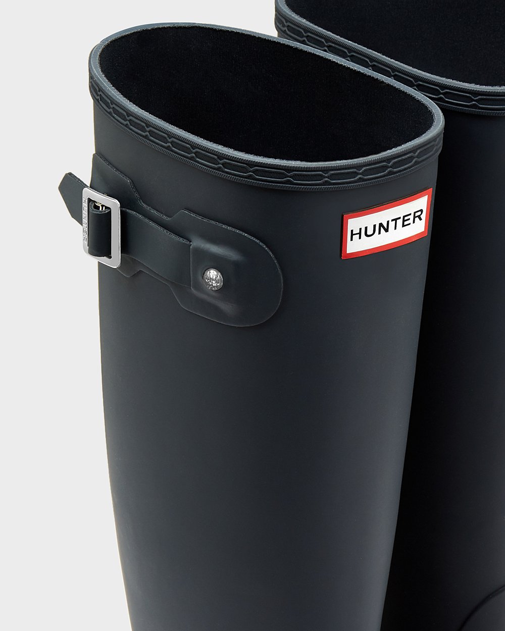 Womens Hunter Original - Tall Rain Boots Navy - 8512-EUVDM